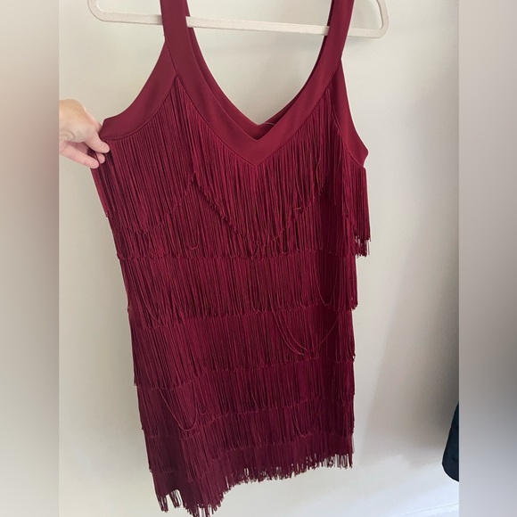 White House black market fringe dress - Picture 4 of 5